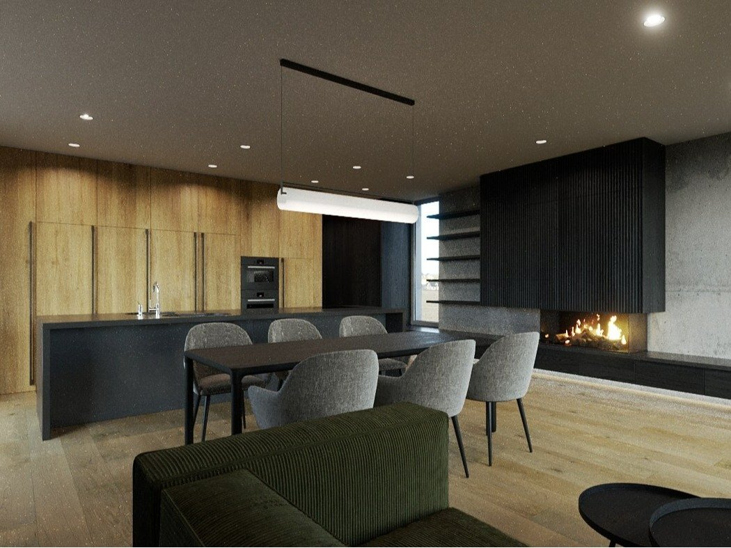 Interior of a family house