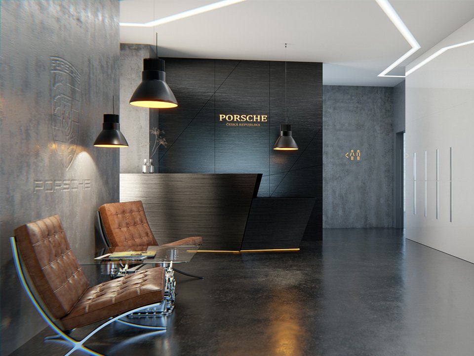 Porsche reception Fit Out